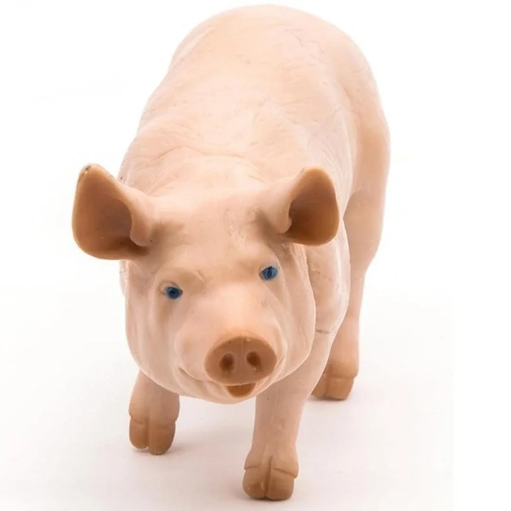 Boar Pig Figure - Hand‎ Painted & Collectible Farm Animal Toy Figurine - Papo